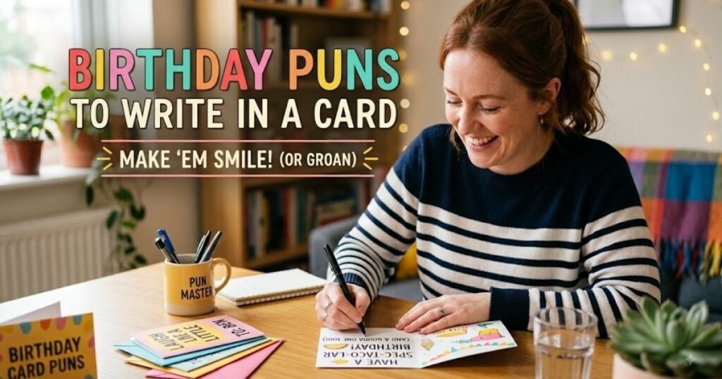 Birthday Puns To Write In A Card