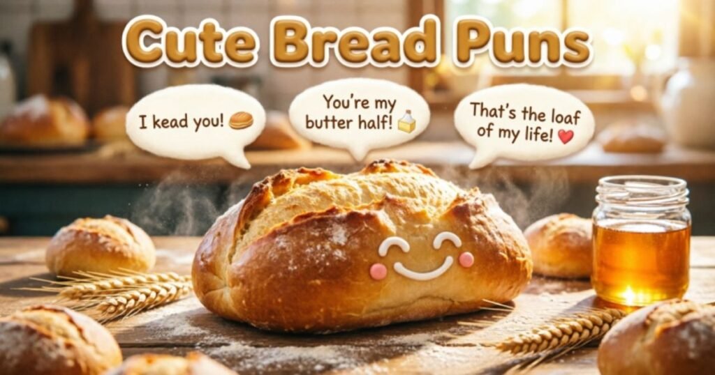Cute bread puns