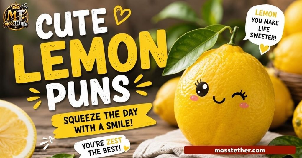 Cute lemon puns