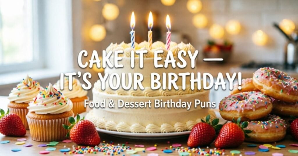 Food and Dessert Birthday Puns