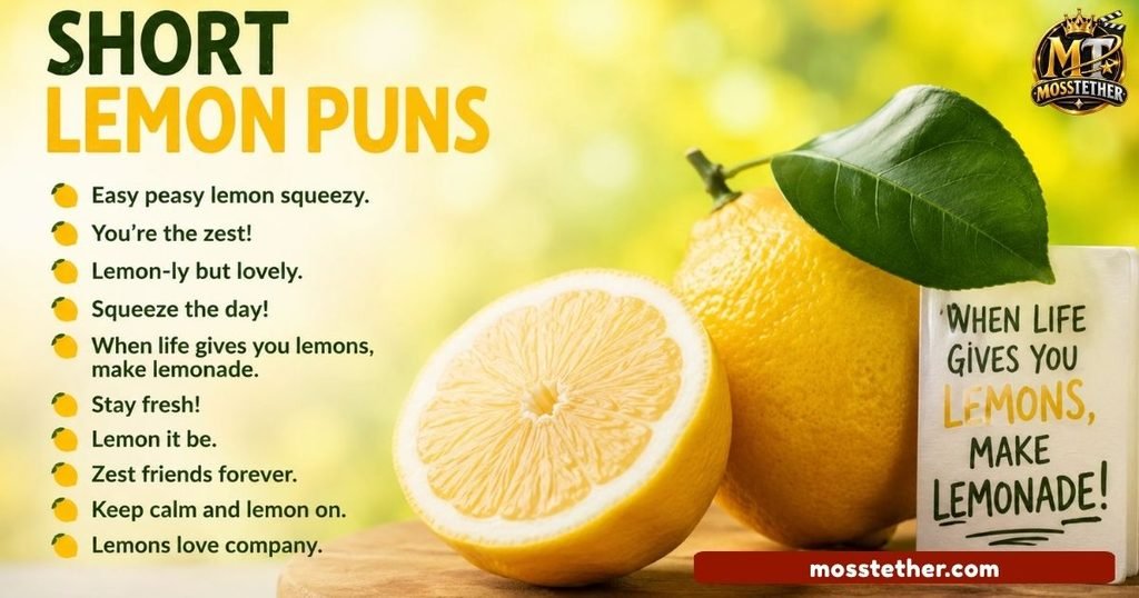 Short lemon puns