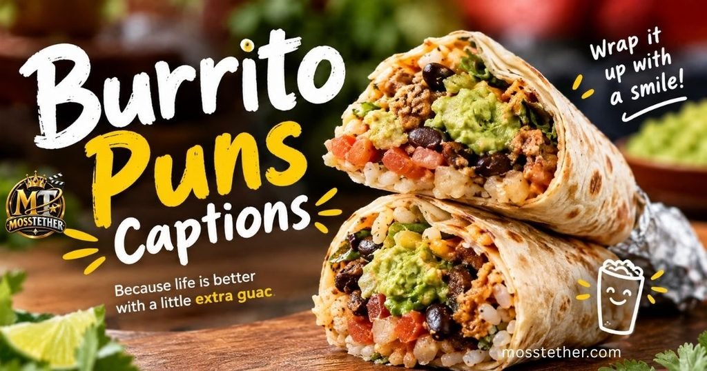 Burrito Puns Captions