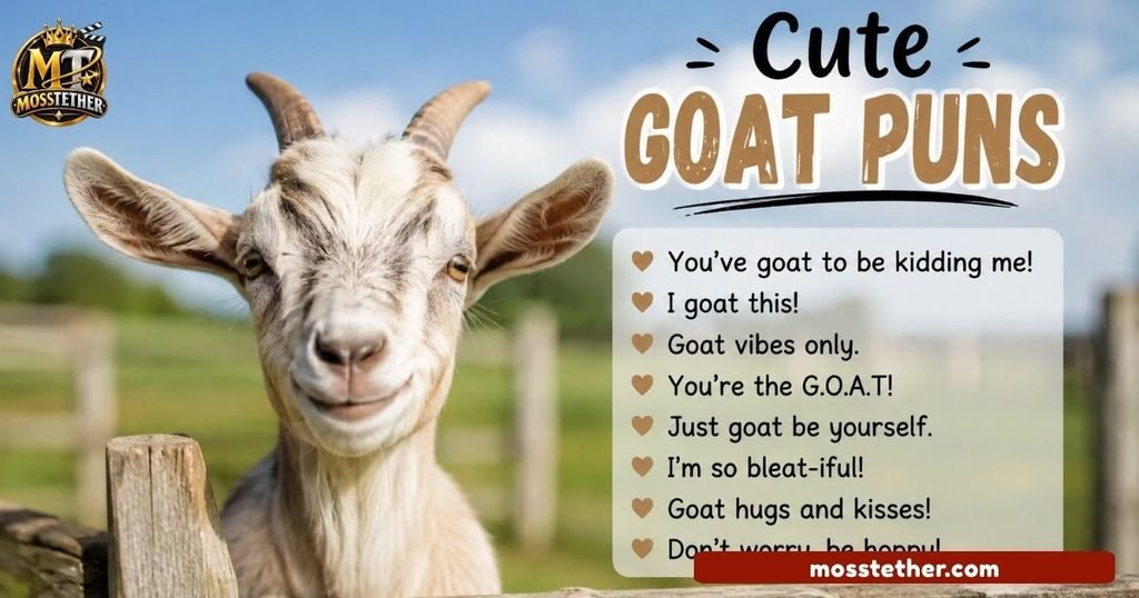 Cute goat puns