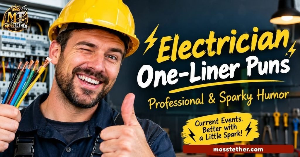 Electrician One-Liner Puns - Professional & Sparky Humor
