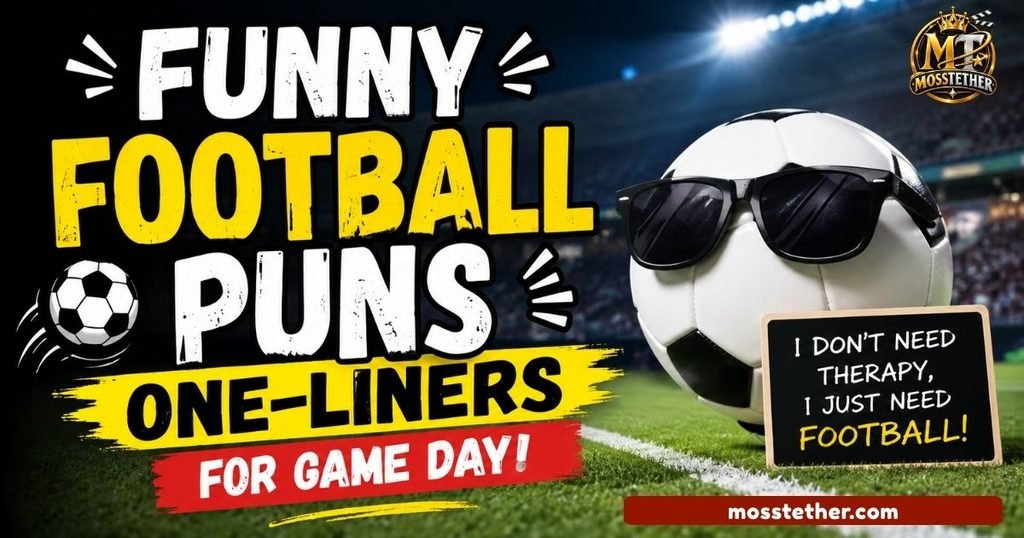 Funny Football Puns One-Liners for Game Day