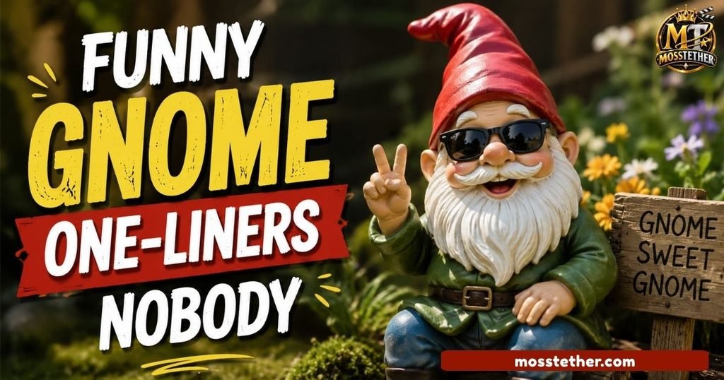 Funny Gnome One-Liners Nobody