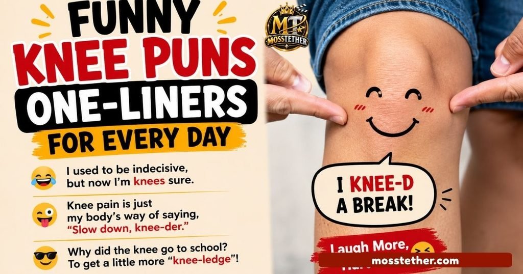 Funny Knee Puns One-Liners for Every Day