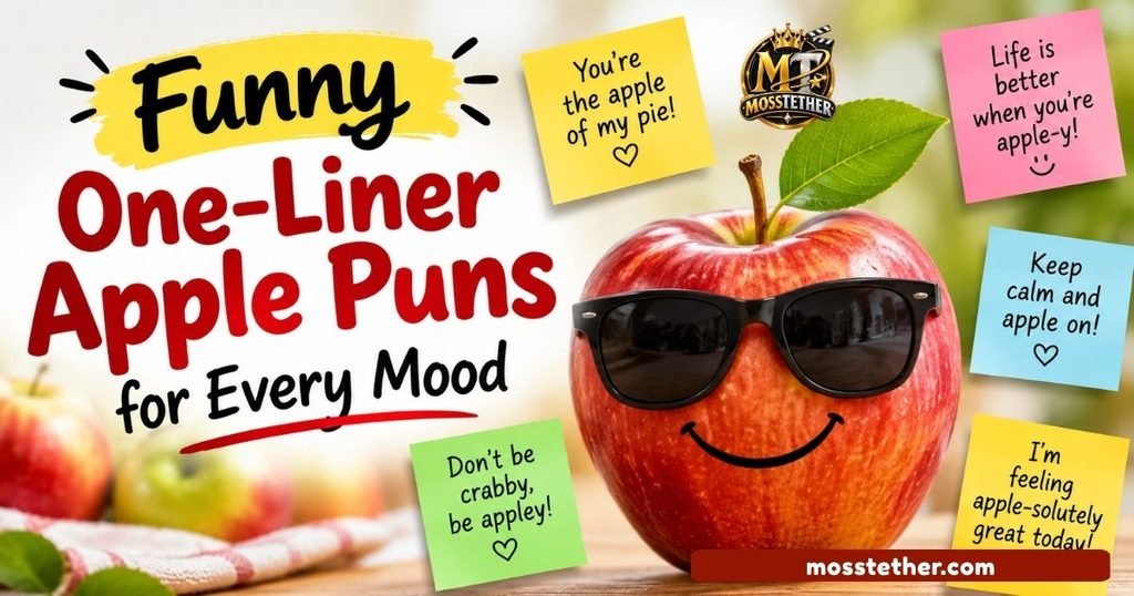 Funny One-Liner Apple Puns for Every Mood