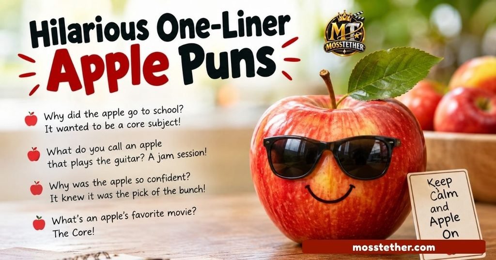 Hilarious One-Liner Apple Puns