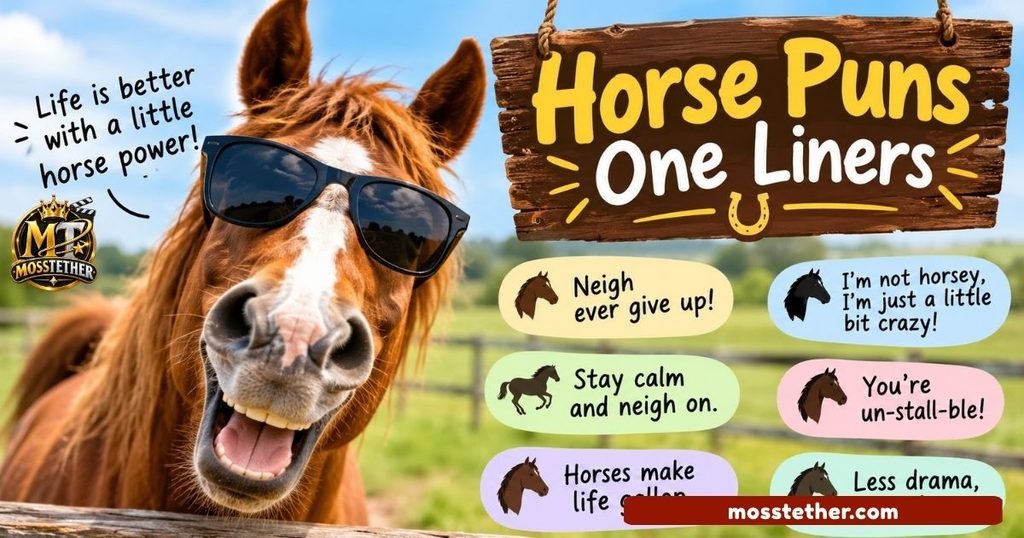 Horse puns one liners
