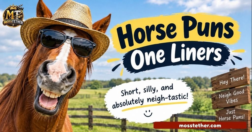 Horse puns one liners