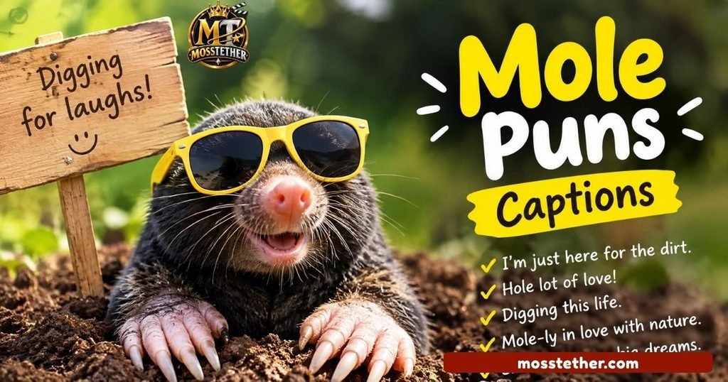 Mole Puns Captions