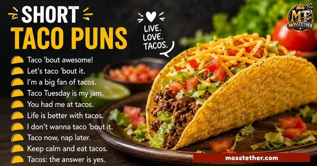 Short One-Liner Taco Puns